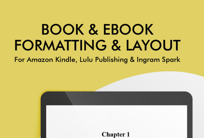 format your book for kindle, lulu, ingram, kobo, website